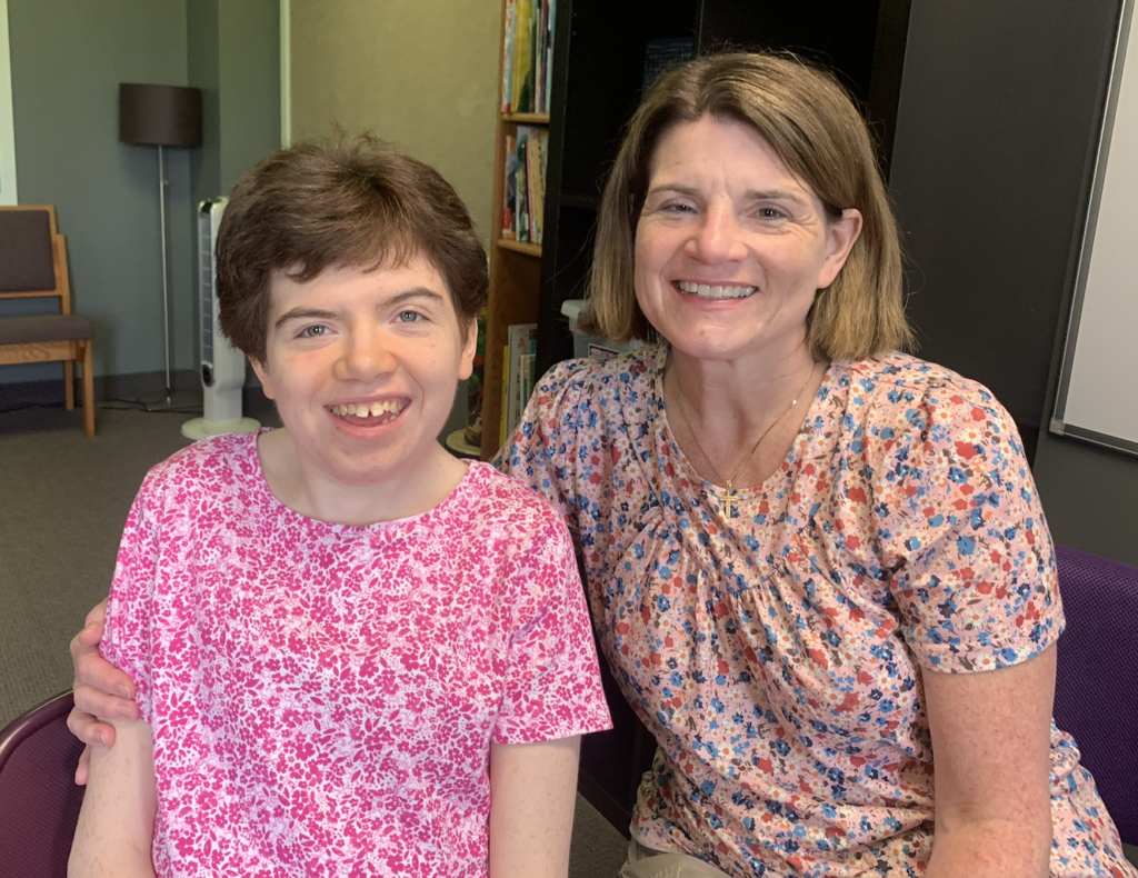 Mary and her mother Eileen